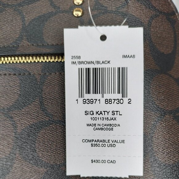 Coach Brown and Black Satchel - Picture 8 of 8